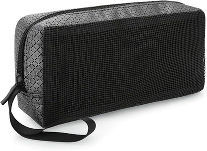 E-Tree Mesh Tech Pouch,Electronics Organizer Case Bag,Travel Accessories | portable laptop charger organizer with handle strap,for cable,cord,power bank,electric computer accessories