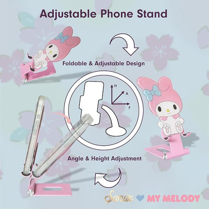 Sonix x Sanrio Character Phone Stand | Adjustable Cell Phone Holder, Desk Stand, Dock | My Melody
