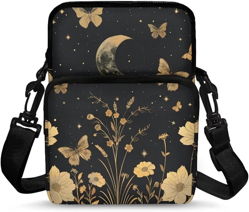 Men's Crossbody Bag, Small Cell Phone Wallet, Women's Shoulder Handbag, Travel Gym Bag