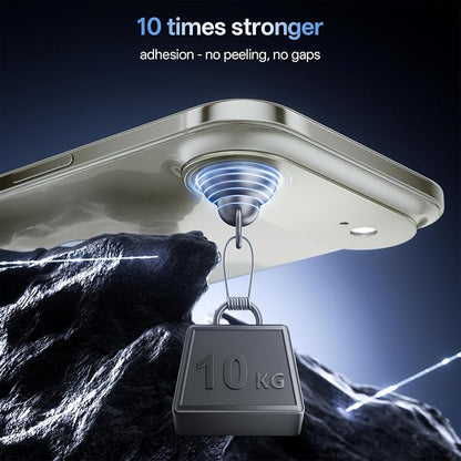 Camera Lens Protector for iPhone Air 6.5"（2025）-Single Piece,Ultra Thin Aluminum Alloy Frame,9H Dual-Strength Glass with 99% AR Light Transmittance,Case Friendly, Light Gold
