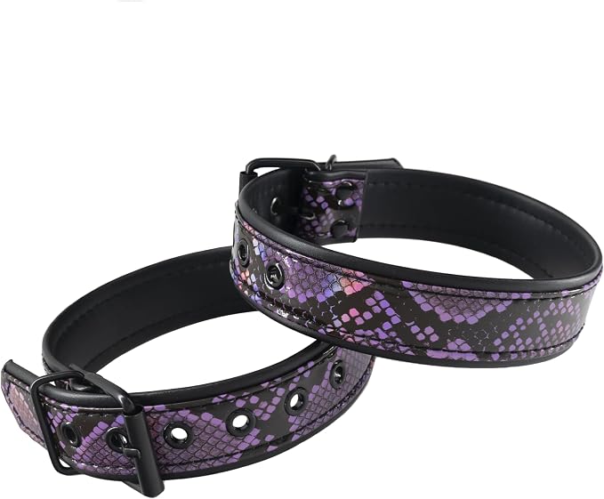 Armband Leather Harness for Man Adjustable Armband Harness Belt 2 PCS (Snakeskin)