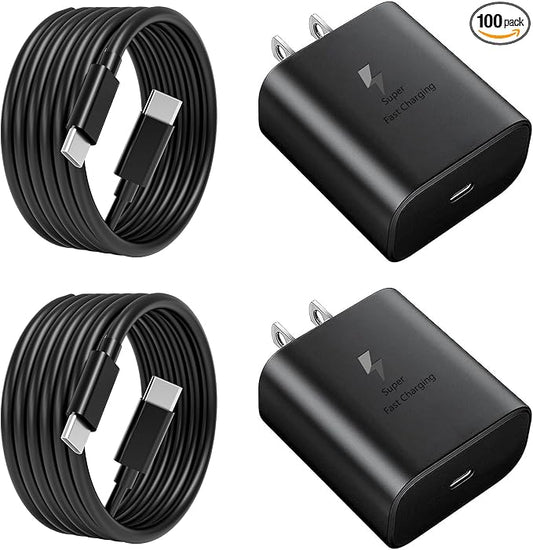 45W Super Fast Charger USB C- 45 Watt Type C Fast Charging Android Phone Charger Compatible with Samsung Galaxy S25 Ultra/S25/S25+/S26/S26+/S26Ultra/S24+/S24 Ultra/S23 Ultra Tab,6ft C Cable
