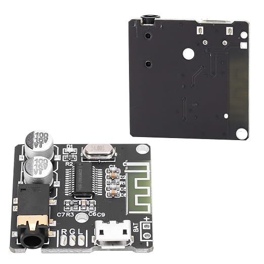 Bluetooth Audio Amplifier Board 3.7-5V BT5.0 Bluetooth Receiver Module HiFi Stereo Car Speaker Amplifier Decoder Audio Stereo Receiver
