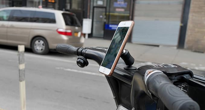The Original Dual Magnetic Movable Phone Holder and Tablet Mount (Matte Black)