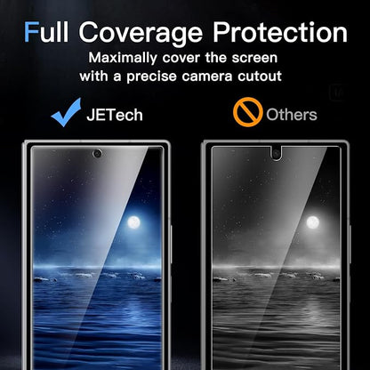 JETech Front Screen Protector for Samsung Galaxy Z Fold 7, 3-Pack | Full-Coverage PET Film, HD Clear, Case-Friendly Design