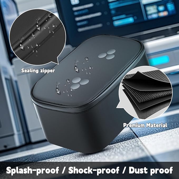 Tech Gear Protection Bundle: Carrying Case for Anker Prime Power Bank & Storage Bag Compatible with Meta Quest 3/2 VR Headset, All-in-One Organizer for Charging and Entertainment