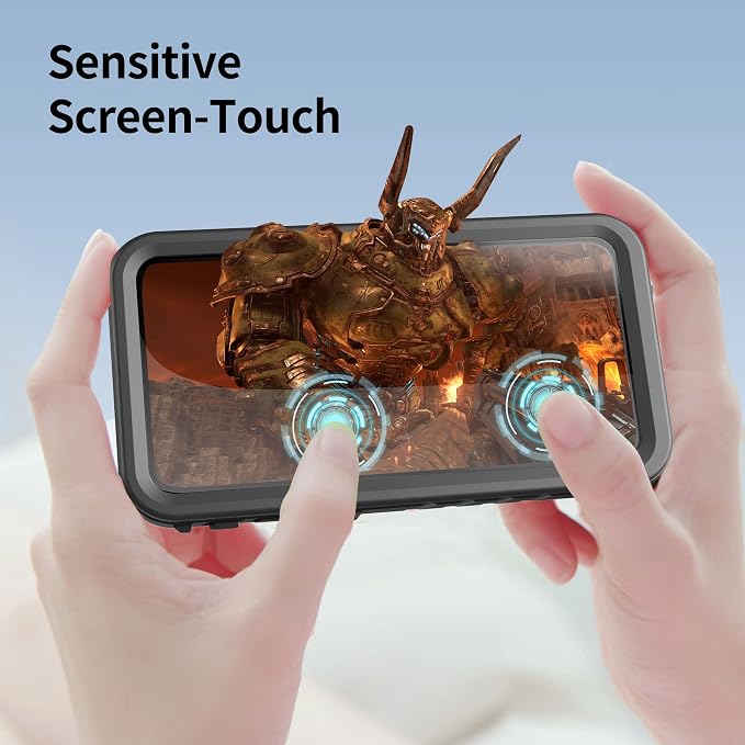 SPORTLINK for iPhone XR Waterproof Phone Case, Built in Shockproof Dustproof Screen Protector, Full Body Military Rugged Cover Protective, Heavy Duty, Dropproof IP68 Underwater for iPhone XR 6.1 Black