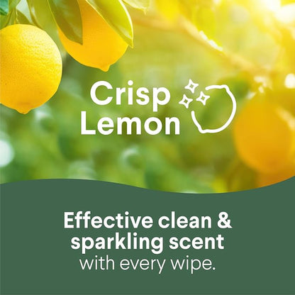 Clorox Disinfecting Cleaning Wipes for Spring Cleaning & Allergy Season, Bleach Free, Fresh Scent and Crisp Lemon, 75 Count Each, Pack of 3