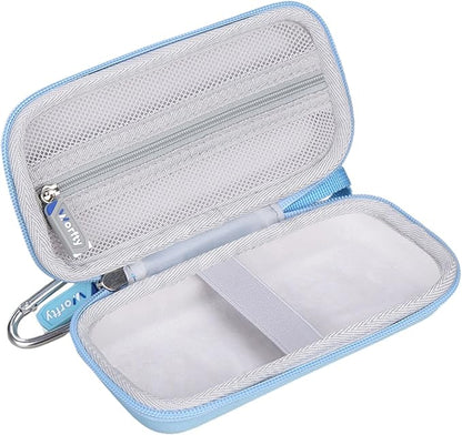 Case for VRURC for VEGER for charmast Portable Power Bank Built-in Cables - Travel Protective Carrying Storage Bag (Case Only) (Blue)