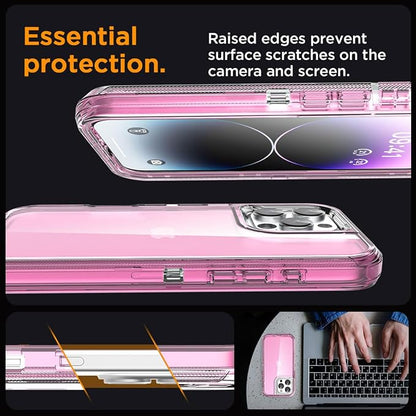 AICase for iPhone 14 Pro Max Case Clear 3 in 1 Heavy Duty Drop Protection Full Body Rugged Shockproof/Dust Proof 3-Layer Military Protective Tough Durable Cover for iPhone 14 Pro Max 6.7"_2