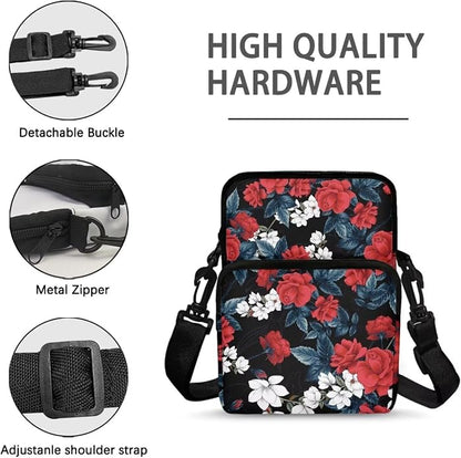 Men's Crossbody Bag, Small Cell Phone Wallet, Women's Shoulder Handbag, Travel Gym Bag