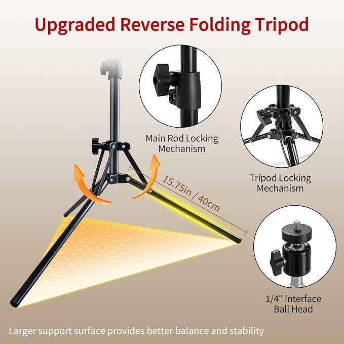 yAyusi Selfie Ring Light Tripod for iPhone, 73" Extendable Selfie Stick Phone Tripod with Light for Cell Phone, Dimmable Tripods Ring Light with Phone Holder and Stand for Video Recording/Live Stream