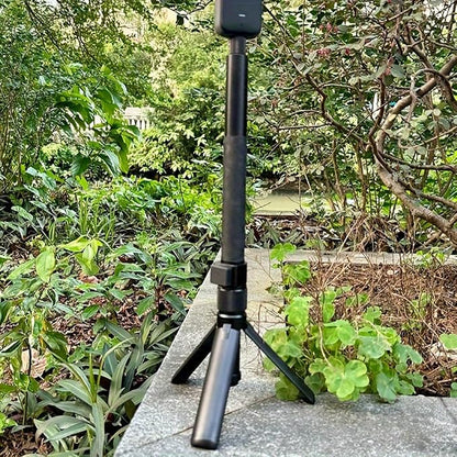 6.5ft/2m Invisible Selfie Stick for Insta360 X5/X4/GO3 DJI OSMO - Aviation Aluminum Extension Pole with Auto-Remove 360° Technology