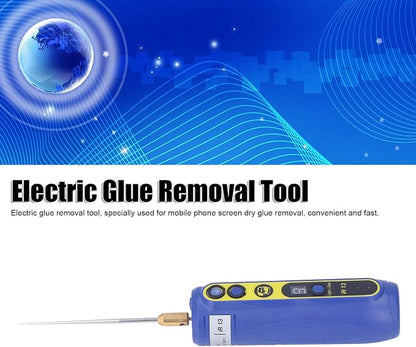 Portable LCD Screen Glue Remover, 4 Levels Adjustable Electric Glue Removal Tool Mobile Phone LCD Screen Dry Glue Clean Machine Caulking Tools ，for Mobile Phone Repair Smoothing and Removing Scrape
