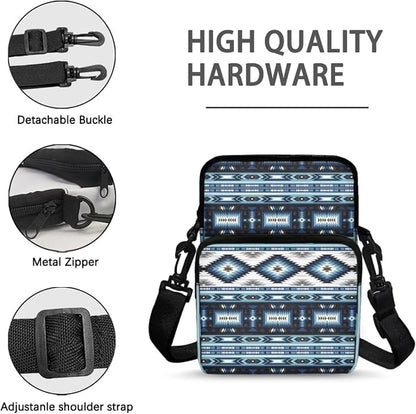 Men's Crossbody Bag, Small Cell Phone Wallet, Women's Shoulder Handbag, Travel Gym Bag