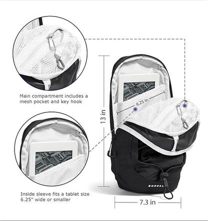 THE NORTH FACE Borealis SIing Bag | Crossbody Adjustable Strap, Water Repellent Finish, Multiple Compartments, Tablet Sleeve
