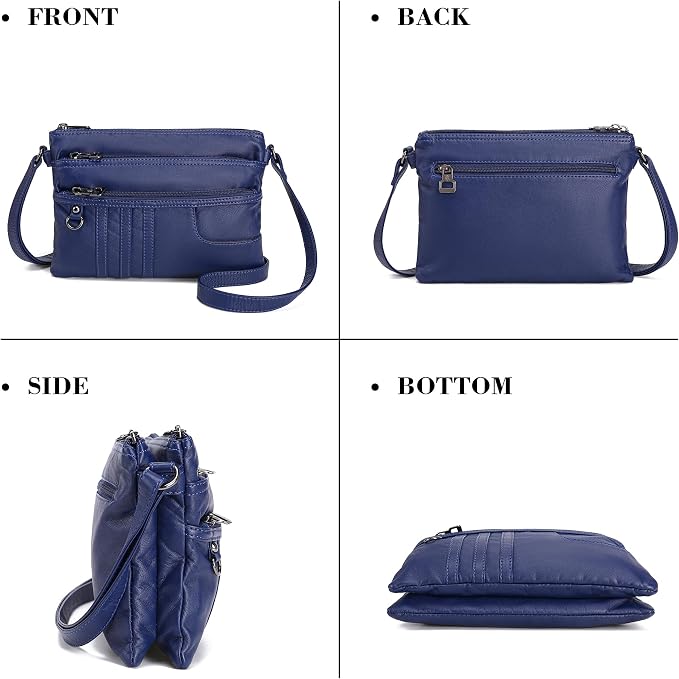 MINICAT Multiple Pockets Small Crossbody Purse Cell Phone Purse Shoulder Bags for Women Cross Body Bag for Woman