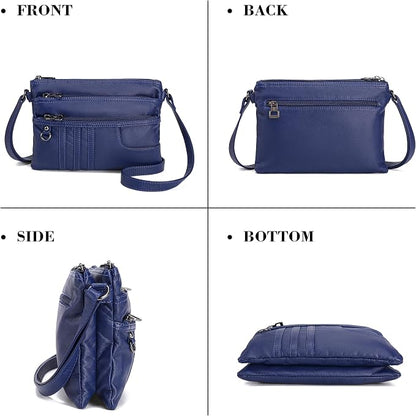 MINICAT Multiple Pockets Small Crossbody Purse Cell Phone Purse Shoulder Bags for Women Cross Body Bag for Woman