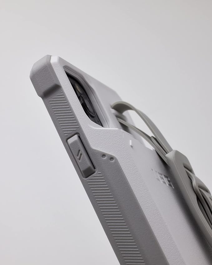 URBAN ARMOR GEAR UAG Battery Case Compatible with iPhone 12/12 Pro Workflow White/Gray, 3000mAh Quick Charging Rugged Protective Cover with Rechargeable Battery & Built-in Hand Strap