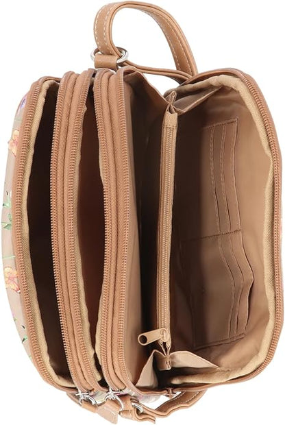 Multisac Women's MultiSac North South Mini Zip Around Crossbody