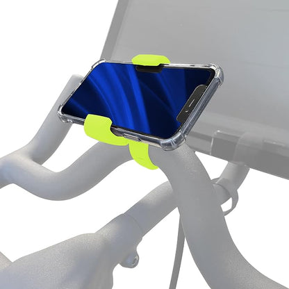 Silicone Bike Phone Holder Designed for Peloton and Exercise Bike- Cell Phone Mount for Stationary Exercise Bike Accessories