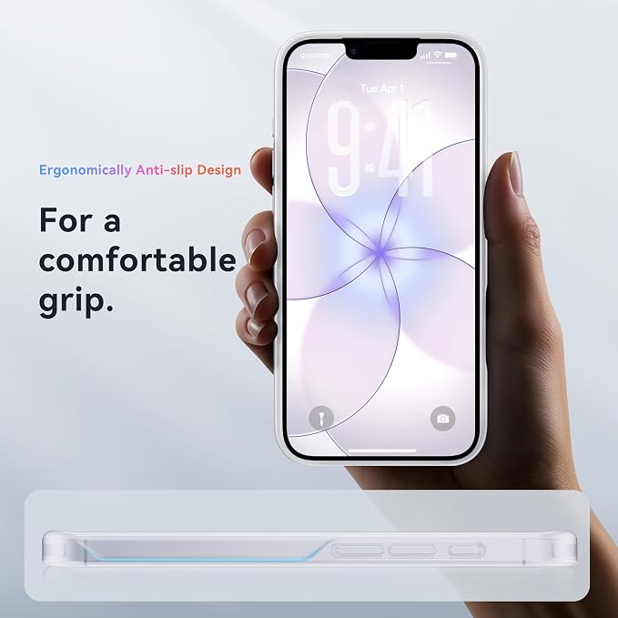 CASEKOO Armor Shockproof for iPhone 17e Case [16FT Military Grade Protection] Matte Protective Phone Case Anti-Fingerprint Thin Slim Hard Cover for iPhone 17e/16e 6.1''- Frosted White