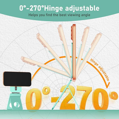 Magnetic Tripod for iPhone, Aluminium Phone Tripod Stand Compatible with Magsafe iPhone 17/16/15/14/13/12 Series, Foldable Strong Magnetic Phone Stand & Travel Essentials Accessories