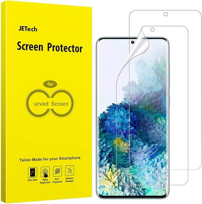 JETech Screen Protector for Samsung Galaxy S20 Plus, 2-Pack | Self-Healing TPU Film, HD Clear, Anti-Scratch Protection, Bubble-Free Installation