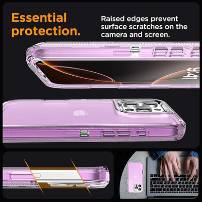 AICase for iPhone 16 Pro Max Case Clear 3 in 1 Heavy Duty Drop Protection Full Body Rugged Shockproof/Dust Proof 3-Layer Military Protective Tough Durable Cover for iPhone 16 Pro Max 6.9"_3