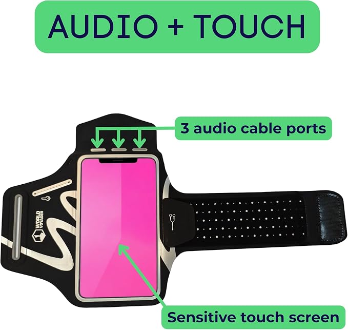 Sports Running Phone Armband, Adjustable Fitness Sleeve