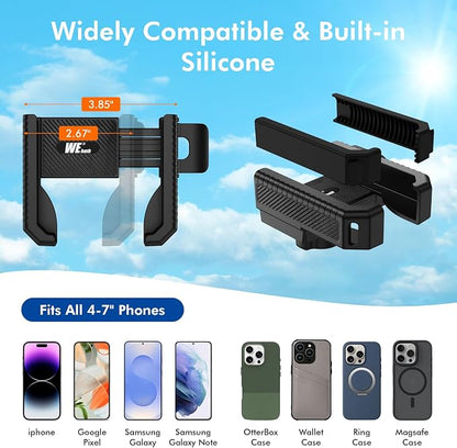 Magnetic Golf Cart Phone Holder, Rotatable Phone Mount Holder Compatible with iPhone/Galaxy/Smartphones, Golf Cart Accessories for EZGO Club Car Yamaha,Gift for Men Women