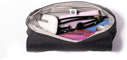 Baggallini Swift Flap Mini Crossbody - 6.3"x7" Lightweight Small Travel Purse with Crossbody Strap and RFID
