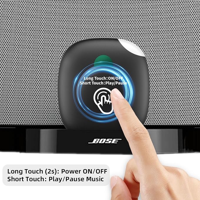 30 Pin Bluetooth Adapter Bluetooth 5.0 Receiver for Bose Sounddock, YOCOWOCO 30 Pin Connector for iPod iPhone and Other 30 pin Music Docking Station (Not for Cars and Motorcycles)