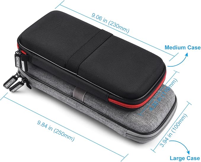 SKYNEW Powerbank Hard Travel Case Compatible RAV Power 26800/20100/20000mAh, Anker Power Core 26800mAh/ PowerCore +26800mAh, ROMOSS 30000mAh, Miady Charger, Ekrist, Lab599 Tx500 Radio(Light Grey)