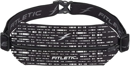 Fitletic Active Lifestyle Fanny Pack & Mini Sports Running Belt For Men & Women – Lightweight, Low Profile- Ultra-Soft Expandable Lycra Pouch - Fits All Phones – Inner Pocket