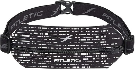 Fitletic Active Lifestyle Fanny Pack & Mini Sports Running Belt For Men & Women – Lightweight, Low Profile- Ultra-Soft Expandable Lycra Pouch - Fits All Phones – Inner Pocket