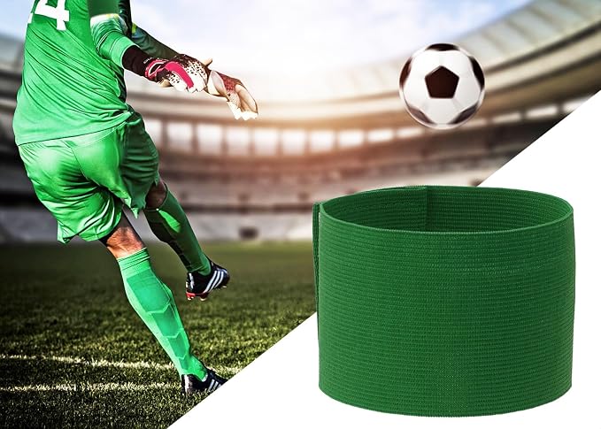 ONLYKXY 3PCS Captain Armbands 7x32.5CM/2.75x12.79inch Adjustable Leader Armband Team Sport Armband for Soccer Basketball Volleyball School Team Competition Coach Players Wrist Arm Bands