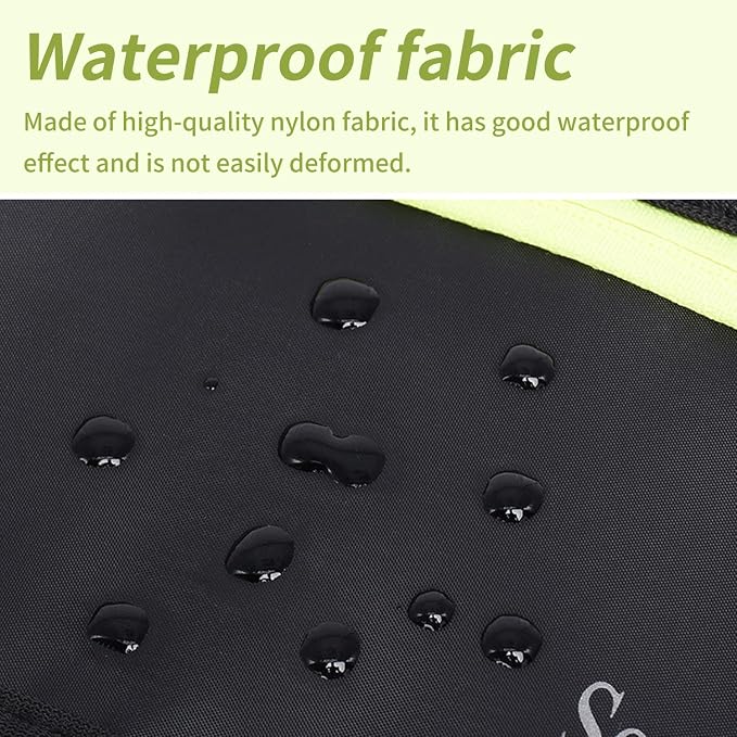 SooGree Men Women Running Waist Pack, Adjustable Waterproof Fanny Pack with Reflective Strip, Runner Belt for Running Walking Cycling Camping Gym