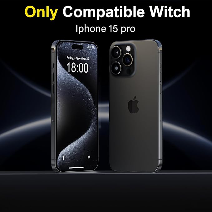 YWXTW 2 Pack Matte Screen Protector for iPhone 15 Pro 6.3 Inch + 1 Set Camera Lens Protector, Anti Glare Anti Fingerprint 15 Pro Glass Screen Protector, Bubble Free, Smooth as Silk