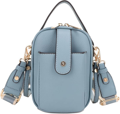 Mali+Lili Gail Vegan Leather Multi Compartment Crossbody Bag