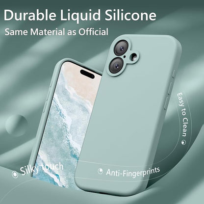 FireNova Magnetic for iPhone 17 Case, Compatible with MagSafe, [Integrated Silicone Camera Control Button] [Camera Protection] Anti-Scratch Microfiber Lining Phone Case, 6.3", Mint Green