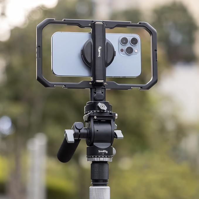 SmallRig Quick Release Adapter for SmallRig Quick-Release Mobile Phone Cage Series, for Tripods, Gimbal Stabilizers, Sliders, and Other Equipment with Tripod Heads for Arca-Swiss - 4609