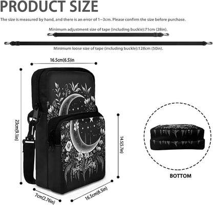 Men's Crossbody Bag, Small Cell Phone Wallet, Women's Shoulder Handbag, Travel Gym Bag