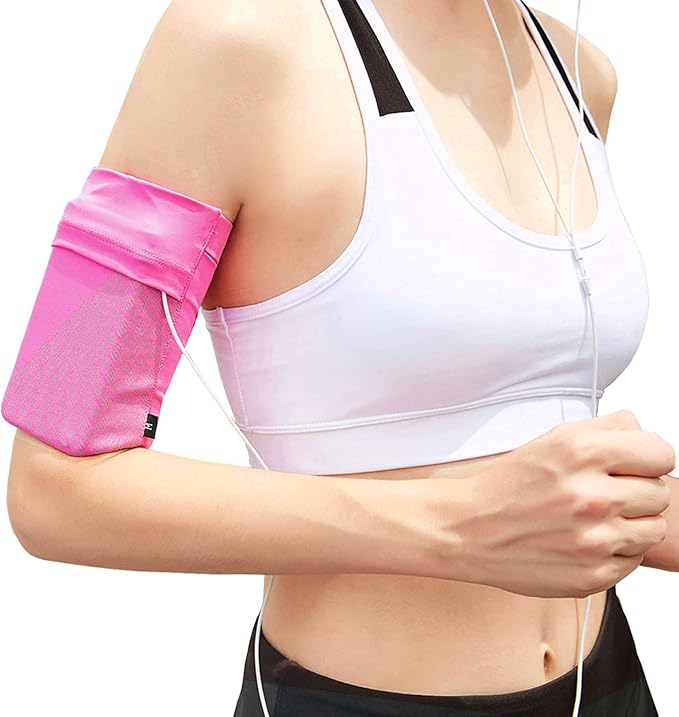 Universal sports running armband phone holder in pink