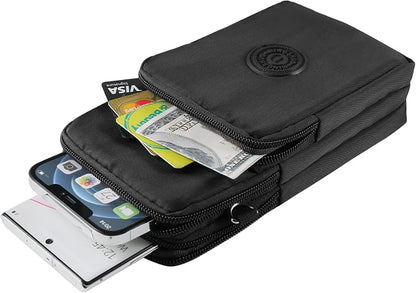 Cell Phone Armband Bag Purse with Crossover Body Shoulder Strap for Samsung Galaxy S22 Ultra Plus S21 FE A03S A12 A32 5G A42 5G A5