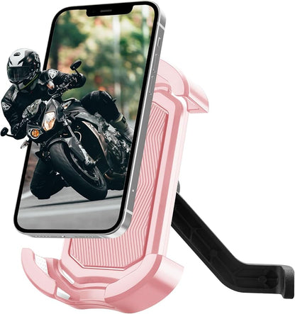 ROCKBROS Motorcycle Phone Mount, Motorcycle Phones Holder with Security Lock, Shockproof Phone Holder for Motorcycles, Adjustable Motorcycles Phone Holder Mount, Suitable for 4.7”-6.8” Phone