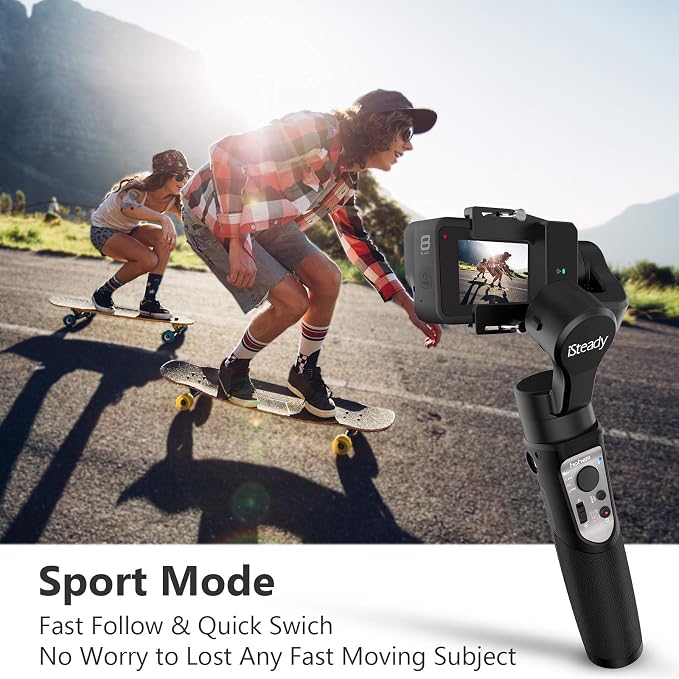 Gimbal Stabilizer for Smartphone, Selfie Stick Tripod with Face Tracking & 360°Rotation, Phone Tripod Stand with Remote, Phone Gimbal with Auto Inception for Vlogging