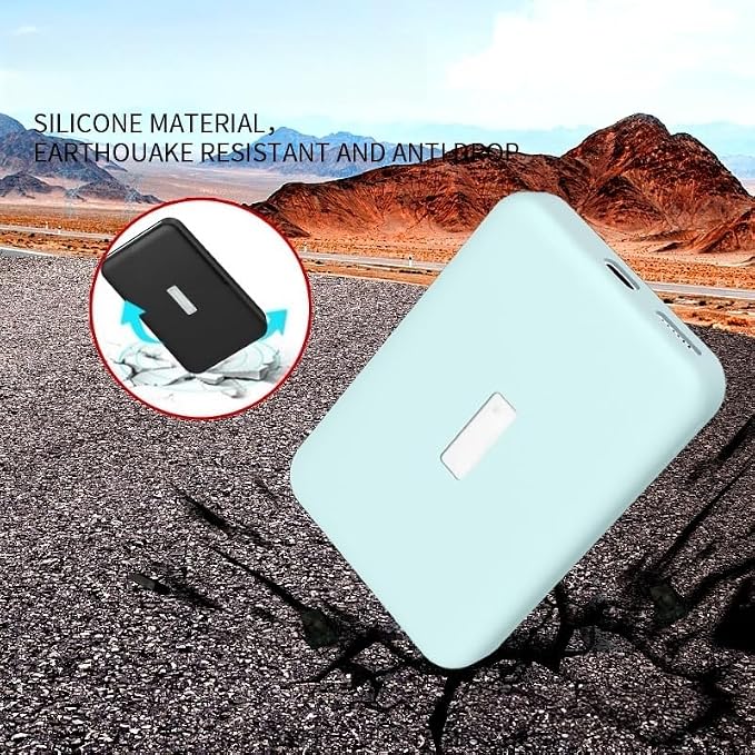 Protective Silicone Sleeve Cover for Anker MagGO Power Bank 10000mah 15w Model A1664 Anti-Scratch Shockproof Drop-Resistant Dust-Proof Dirt-Proof Skin-Friendly Case Shell Accessories (Green)