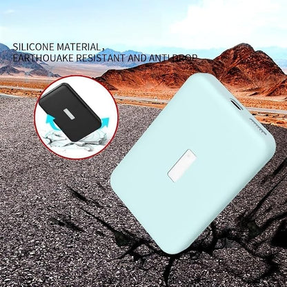 Protective Silicone Sleeve Cover for Anker MagGO Power Bank 10000mah 15w Model A1664 Anti-Scratch Shockproof Drop-Resistant Dust-Proof Dirt-Proof Skin-Friendly Case Shell Accessories (Black)