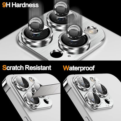 YWXTW Tempered Glass Camera Lens Protector for iPhone 14 Pro Max, 3D Full Coverage Protection, Night Circle Technology, Stronger Adsorption